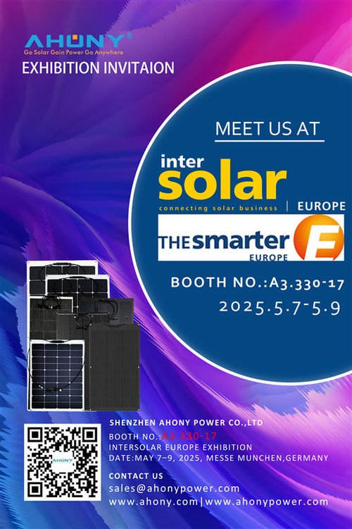 ข่าวล่าสุดของบริษัทเกี่ยวกับ โปรโมชั่น AHONY ไปที่ Intersolar 2025