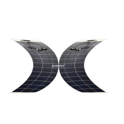 ราคาดี 100w HJT Cell Solar Panel Semi Flexible Off Grid สําหรับรถยนต์ RV เรือ แคมเปอร์ หลังคาเต็นท์ ออนไลน์