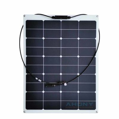 ราคาดี โมโน 50w แผ่นแสงอาทิตย์ครึ่งยืดหยุ่น ประสิทธิภาพสูง สําหรับ Rv ค่าย ออนไลน์