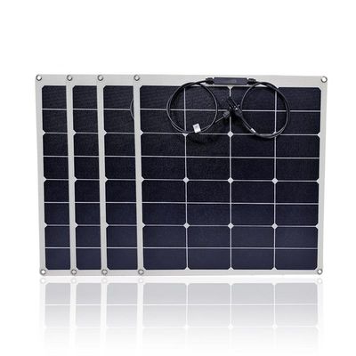 ราคาดี แพเนลแสงอาทิตย์เซลล์ยืดหยุ่น ultra thin 50w 55w 60w 100w 110w สําหรับหลังคาเรือ RV ออนไลน์