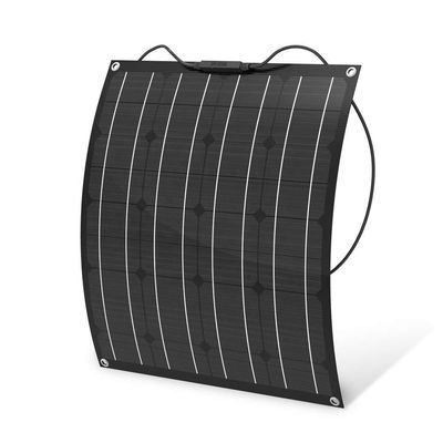 ราคาดี สายใยดํา ETFE ผิว 50w แผ่นพลังแสงอาทิตย์ยืดหยุ่น สําหรับ Yacht RV Camping การเดินทางนอกถนน ออนไลน์