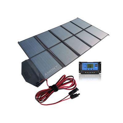 ราคาดี ชุดแผ่นพลังแสงอาทิตย์แบบพับได้ 250W ชาร์จพลังแสงอาทิตย์แบบพับได้ 12V Ultralight ด้วยพอร์ต USB ออนไลน์
