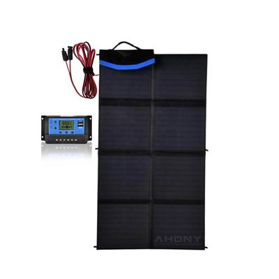 ราคาดี 160W 12V พานล์แสงอาทิตย์พกพา โมโนชาร์จแสงอาทิตย์พับ สําหรับเครื่องผลิตแสงอาทิตย์ Rv ออนไลน์