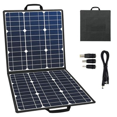 ราคาดี เครื่องชาร์จแผ่นแสงอาทิตย์กลางแจ้ง 18V 100W แผ่นแสงอาทิตย์แบบพับกันน้ํา สําหรับแคมป์ ออนไลน์