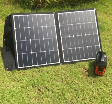 ราคาดี 60w 80w 120w พกพา แผ่นแสงอาทิตย์ขนาดเล็ก การติดตั้งพื้นดินสําหรับฉุกเฉิน ออนไลน์