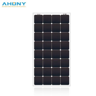 ราคาดี แพนลโซลาร์เซลล์กระจกพลังแสงอาทิตย์ 120w 18V 36V สําหรับสําหรับเรือ RV คัมเปอร์ ออนไลน์