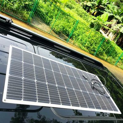 ราคาดี แผ่นแสงอาทิตย์ยืดหยุ่นพลาสติกโปร่ง 100W กันน้ําหนังบาง ออนไลน์