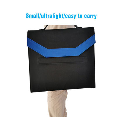 พลังงานแสงอาทิตย์ แผ่นแสงอาทิตย์ที่พับได้ 60W 100W ตัวเลือก IBC โปรแกรมชาร์จเซลล์โมโนคริสตัลลีน