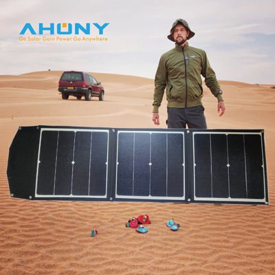 ราคาดี ชุดแผงโซลาร์เซลล์แบบพกพา 200W - แผงโซลาร์เซลล์แบบพับได้ PERC เกรด A สำหรับการตั้งแคมป์กลางแจ้งและพลังงานฉุกเฉิน ออนไลน์