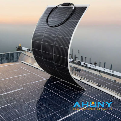 50W Flexible Solar Panels and Anti-slippery ETFE Surface for Boat Marine Yacht Cell Array 2*18 Customization Accepted