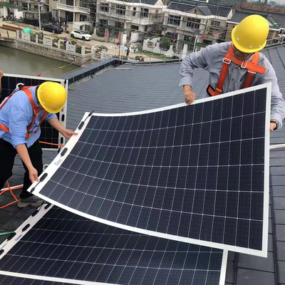 ราคาดี แผงโซลาร์เซลล์แบบยืดหยุ่น 50W ETFE กันน้ำ IP65 สำหรับ RV แคมป์ปิ้งกลางแจ้ง ออนไลน์